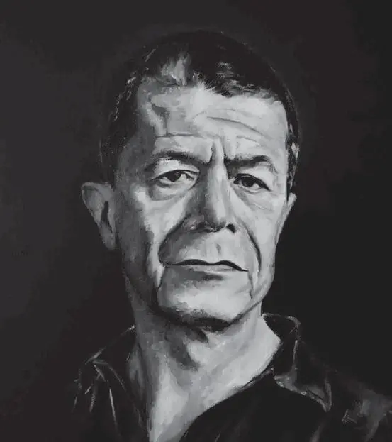 Retrato de Emmanuel Carrère By Donald Sheridan Serie Personnages illustres - Foto: http://www. sheridan-portraits.fr