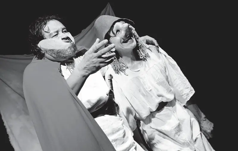 Fabián Oliveros y Guillermo Piedrahita -Fotos: Cortesía Alcaraván Teatro