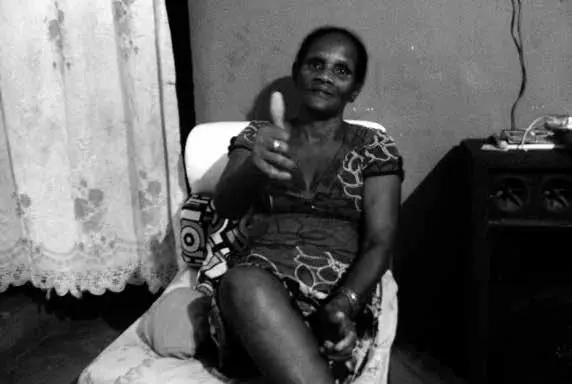 Gloria Mairongo en su hogar - Foto: Jenny Valencia.