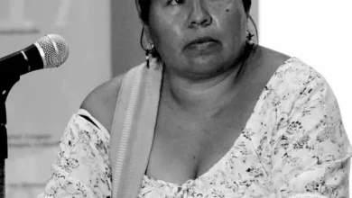 Rosalba Velasco, Lideresa indígena de la comunidad Nasa - Foto: Alejandro Salazar Jiménez.