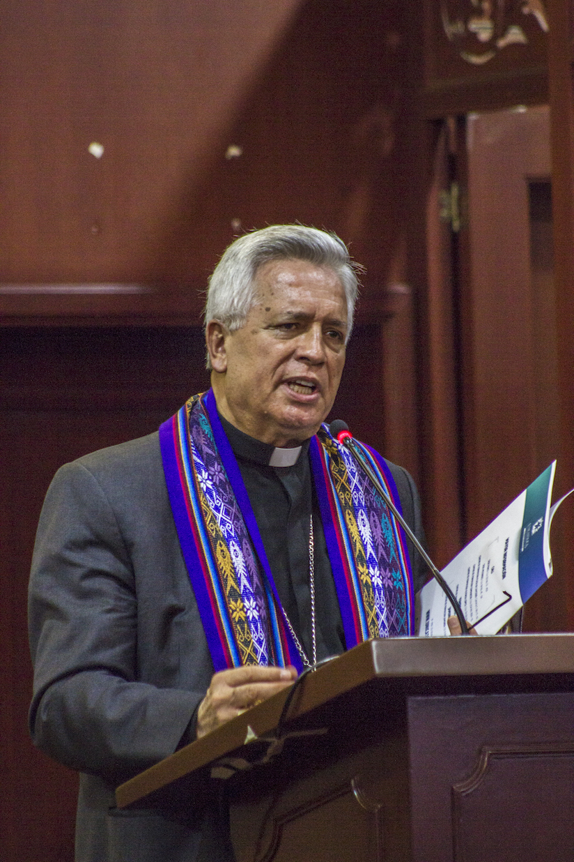 Arzobispo de Cali, Monseñor Darío de Jesús Monsalve Mejía, presente en el homenaje. Foto: Óscar Hembert Moreno Leyva