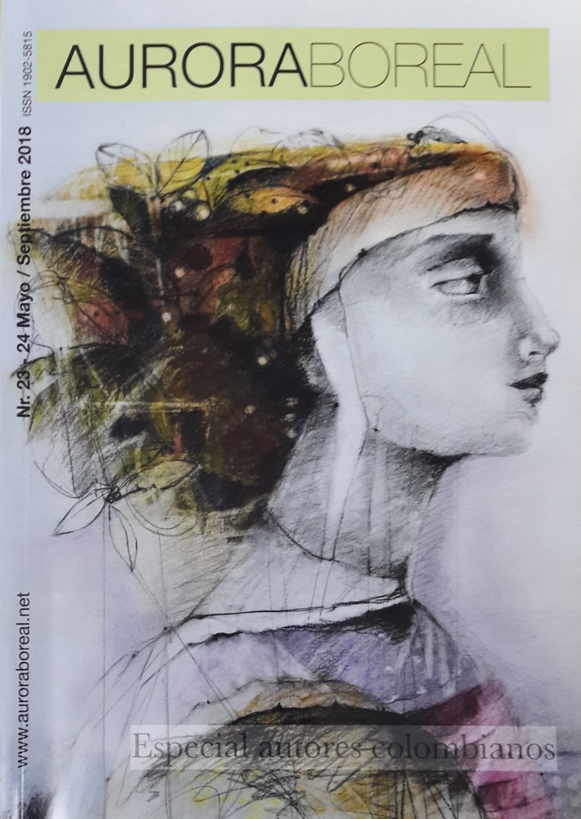 Carátula de la revista Aurora Boreal No. 23-24, especial autores colombianos.