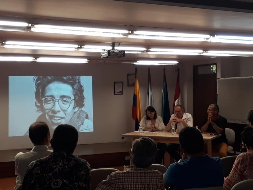 Jornada del evento JAIME GARZÓN, VEINTE AÑOS DE IMPUNIDAD (1999-2019). Foto: https://www.facebook.com/EstudiosLiterariosUV/photos/pcb.2440971246227192/2440971176227199/?type=3&theater