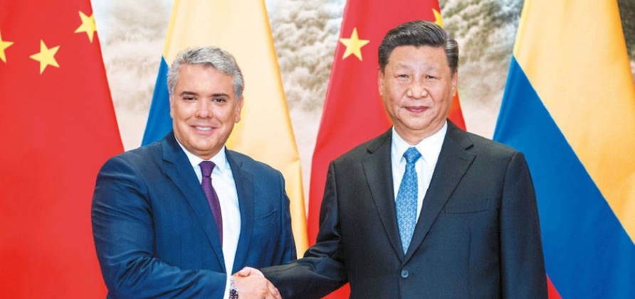 Presidente Iván Duque visitó a su homólogo chino, Xi Jinping, en junio de 2019. Foto: https://www.dinero.com/pais/articulo/en-que-consiste-en-plan-de-china-para-ampliar-sus-negocios-en-colombia/282297