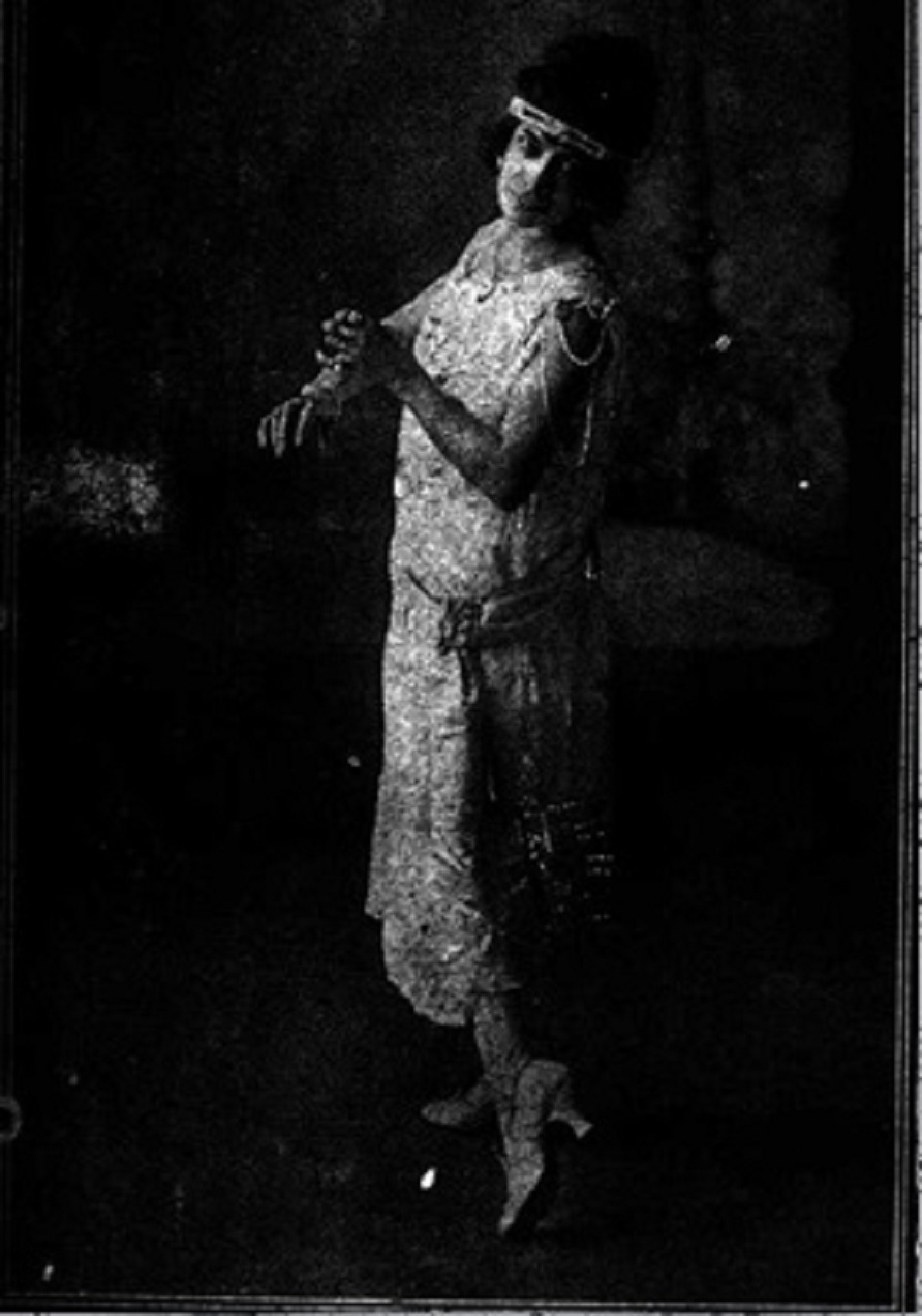Mary Cleghorn, profesora de bailes modernos, 1920.