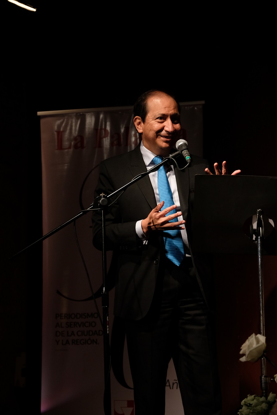 Andrés Mompotes Lemos, director del periódico El Tiempo. Foto: Marino Canizales Palta.