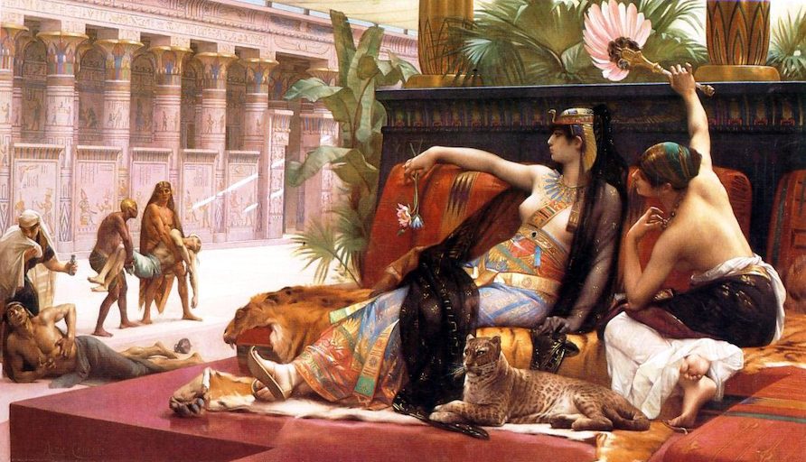 Cleopatra prueba venenos en los prisioneros Por Alexandre Cabanel