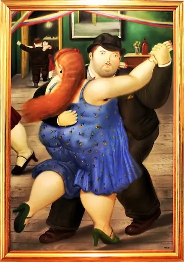 Pareja bailando, de Fernando Botero. Foto: flickr.com 