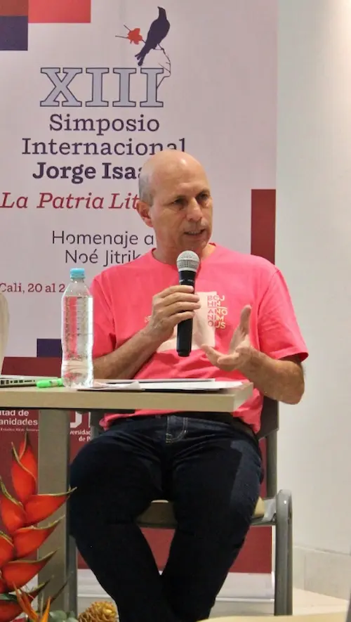 Rigoberto Gil Montoya en el XIII Simposio Internacional Jorge Isaacs La Patria Literaria. Foto: Centro Virtual Isaacs. 