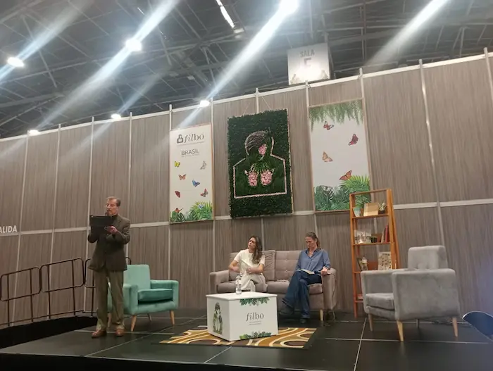 Presentación del libro Maldeñina, de la escritora Lorena Salazar Masso, Filbo 2024. Foto: Jessica Hurtado Carvajal. 