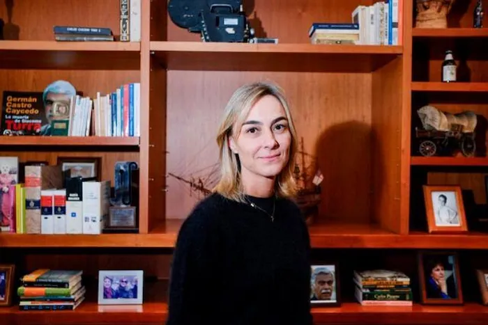 Catalina Castro Blanchet, autora del libro Mi padre, Germán Castro Caycedo. Foto: Colprensa. 