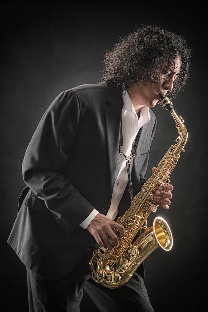 Ghandy Rubio, compositor y saxofonista ecuatoriano.
