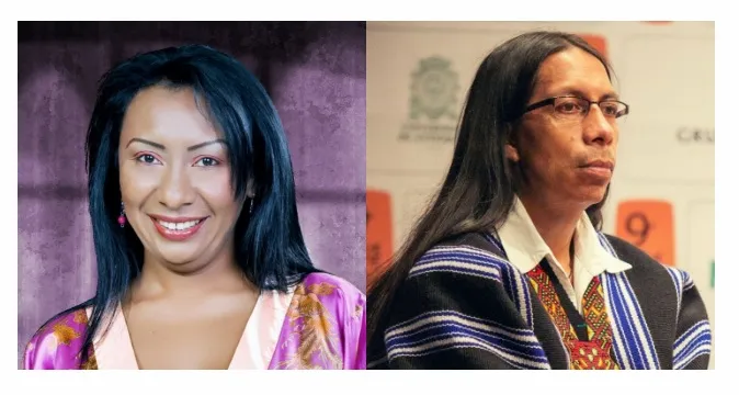 Estercilia Simanca y Hugo Jamioy. Foto: oigamirelea.com