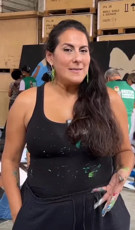 Liliana Martínez Macías, artista vallecaucana. Foto: Secretaría de Cultura del Valle. 