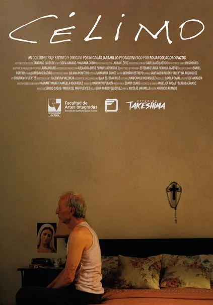 Póster de Célimo (2023), cortometraje de la Escuela de Comunicación Social de la Universidad del Valle, dirigido por Nicolás Jaramillo. Foto: comunicacionsocial.univalle.edu.co