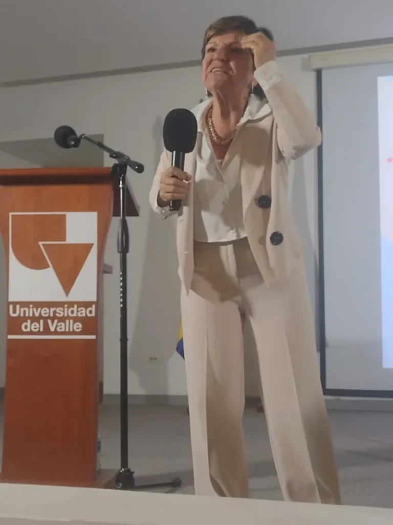 Gloria Cuartas Montoya, directora de la Unidad de Implementación del Acuerdo Final para la Terminación del Conflicto y la Construcción de una Paz Estable y Duradera. Foto: Julio César Pino Agudelo / La Palabra. 