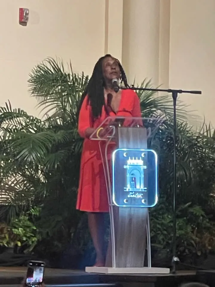 Mayra Santos-Febres, escritora y académica puertorriqueña. Foto: Tomada del Facebook de Mayra Santos-Febres. 