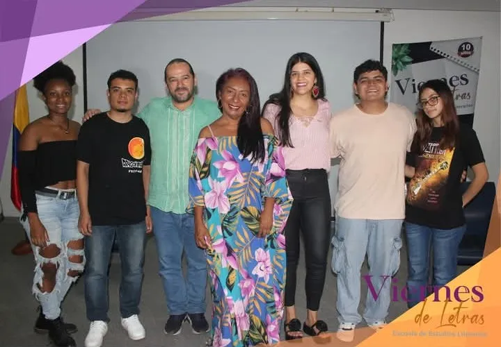 Estercilia Simanca en Univalle. Septiembre del 2024. Foto: Escuela de Estudios Literarios, Univalle. 