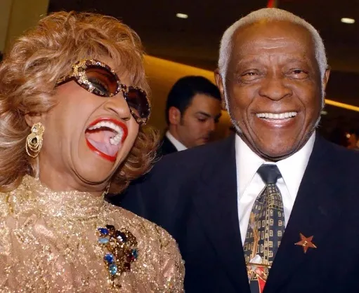 Celia Cruz y su esposo Pedro Knight. Foto: Lucy nicholson/AFP/GETTY IMAGES
