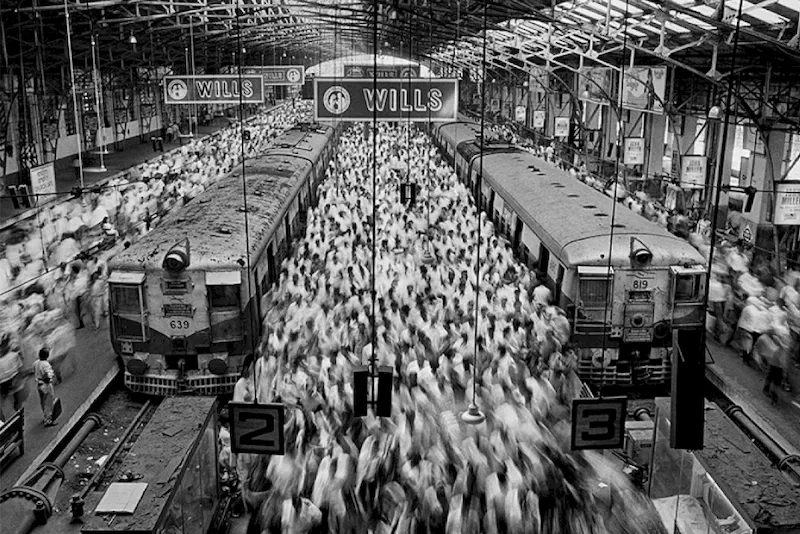 Bombay (Mumbay), India. 1995. Foto: Sebastião Salgado. 