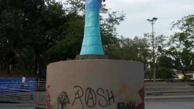 Monumento a Jovita Feijoo. Parque de los Estudiantes. Foto: territoriosciertosanamariagomez.blogspot.com.co