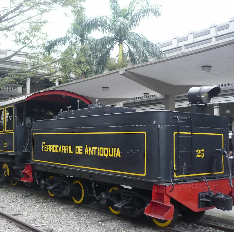 Estación del Ferrocarril de Antioquia. Foto: commons.wikimedia.org