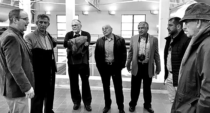 Comisión integrada por representantes del Instituto CINARA, el alcalde de Cali Maurice Armitage y funcionarios de EMCALI, con los representantes de la Louisville Water Company. Foto: Instituto CINARA de la Universidad del Valle