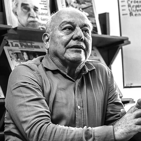 Edgar Quiroga en su visita a La Palabra. Foto: Óscar Hembert Moreno Leyva