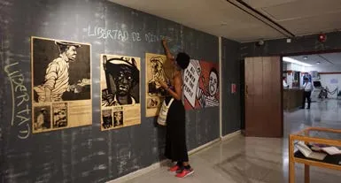 Exposición Panteras Negras. - Foto: Cortesía Banco de la República