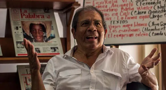 Federico Sequeda en las instalaciones de La Palabra. Foto: Oscar Hemberth Moreno Leyva