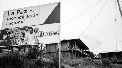 Rumbo a la Zona Veredal, entrada a La Elvira - Fotos: Oscar Hemberth Moreno.