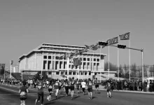Maratonistas enfrentándose al asfalto de las calles de Pyongyang, capital de Corea del Norte - Fotos: Francesco Romagnoni.
