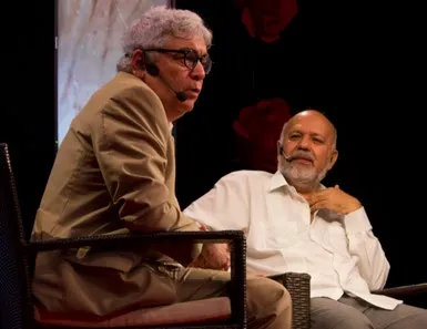 Carlos Jiménez y Darío Hanao Restrepo. Foto: Cortesía Centro Virtual Isaacs