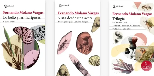Algunas obras de Fernando Molano Vargas. Foto: planetadelibros.com.co