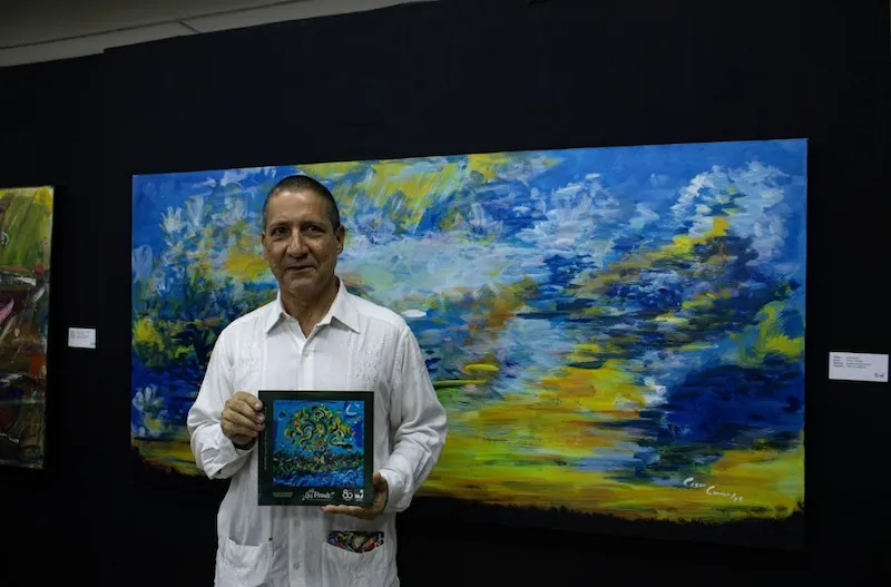 César Correa, artista invitado. Por: Danny Jordan Arcila.