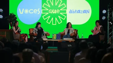 De izquierda a derecha: Gloria Susana Esquivel, Dolores Reyes, Lydia Cacho y María Fernanda Ampuero. Foto: Oiga, Mire, Lea.