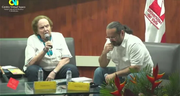 Carmiña Navia y Óscar Osorio. Foto: Centro Virtual Isaacs.