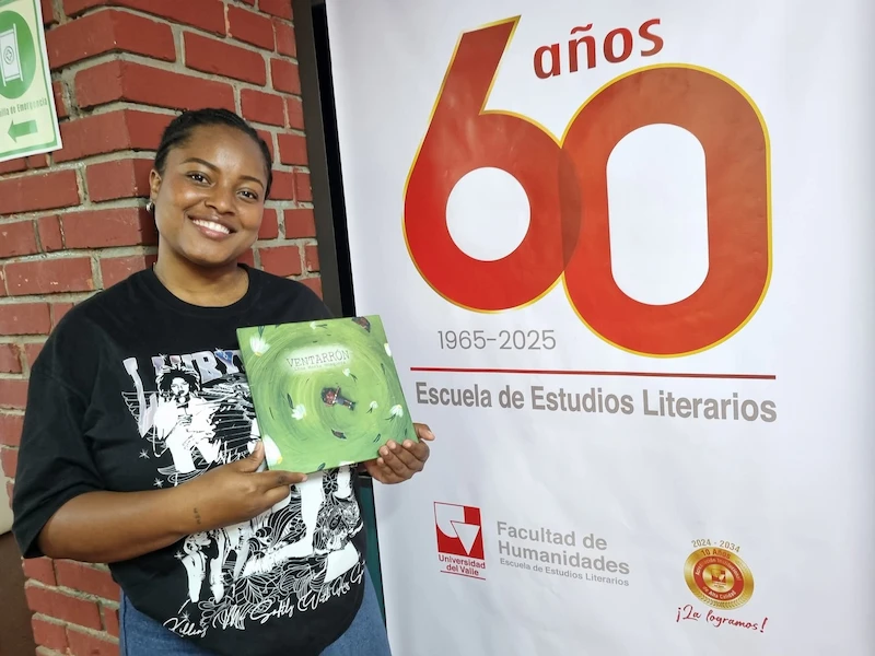 Lina María Mosquera, autora del libro infantil Ventarrón. Foto: Tomada del Facebook de la Escuela de Estudios Literarios, Univalle.