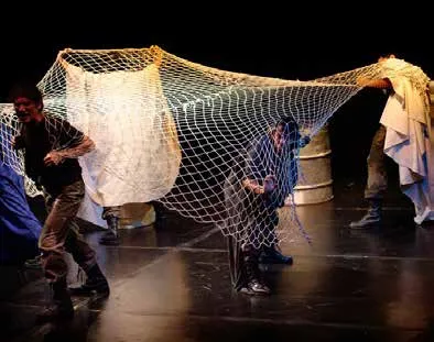 Escena obra ‘Los siete contra Tebas’ - Foto: cortesía Cali Teatro