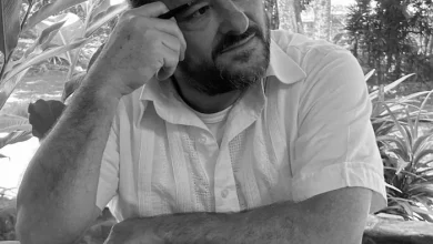 Óscar Osorio, autor de novela La horrible noche. Foto: Sofía Guerrero.