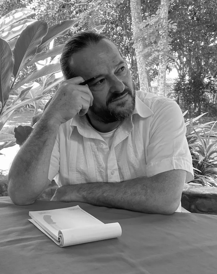 Óscar Osorio, autor de novela La horrible noche. Foto: Sofía Guerrero.