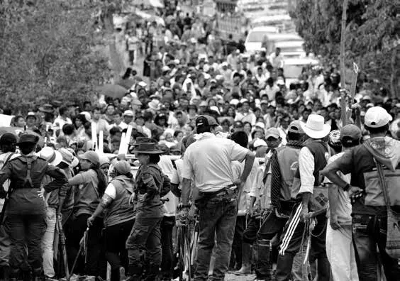 Marcha indígena norte del Cauca - Foto: Áymer Álvarez