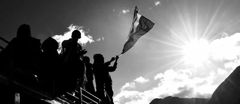 Un rayo de sol por la liberación de la tierra - Fotos: Mar Ceballos