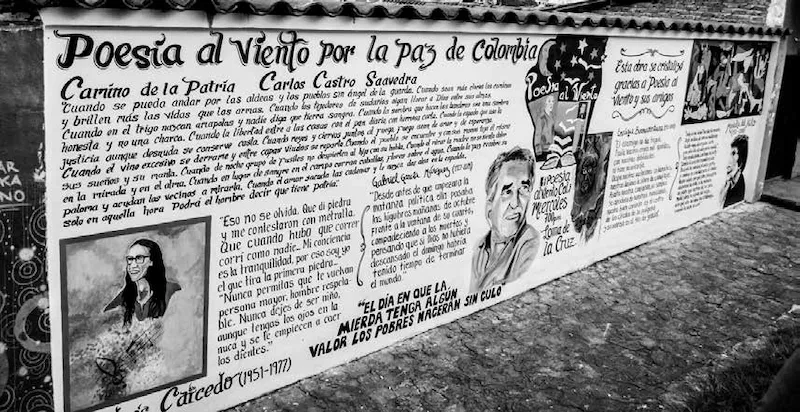 Mural Poesía al Viento - Fotos: Dayana Obando