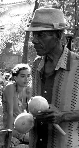 Músico tradicional palenquero