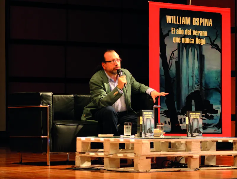 William Ospina, lanzamiento de su obra El año del verano que nunca llego, Filbo 2015 - Fotos: Alejandro Salazar