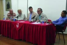 Conferencistas Hernando Urriago Benítez, Jota Mario Arbeláez, Alejandro López, Darío Henao, Umberto Valverde Fotos: Alejandro Salazar