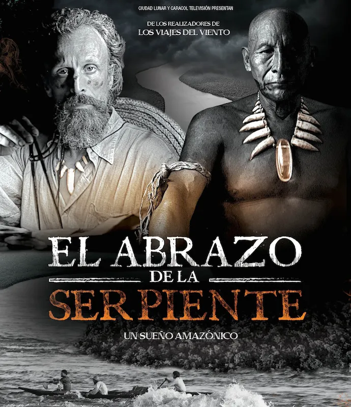 Poster de la película El abrazo de la serpiente Foto tomada de: http://empeliculados.co