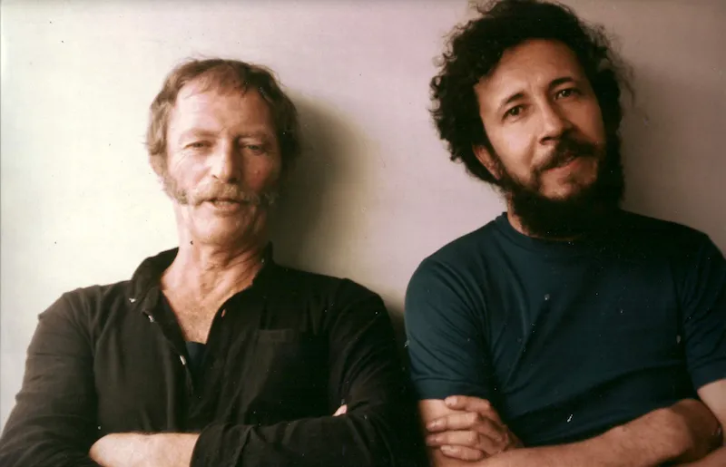 Luis Alfredo Sánchez y Alejandro Obregón Foto tomada de: https://commons.wikimedia.org/