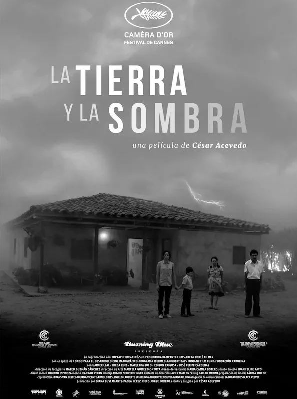 Poster La tierra y la sombra - Foto: Productora de cine independiente Burning Blue